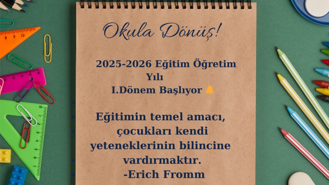 2025-2026 Eğitim Öğretim Yılı Başlıyor 